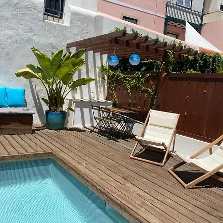 Estrela 21- With Private Pool Apartament Lizbona